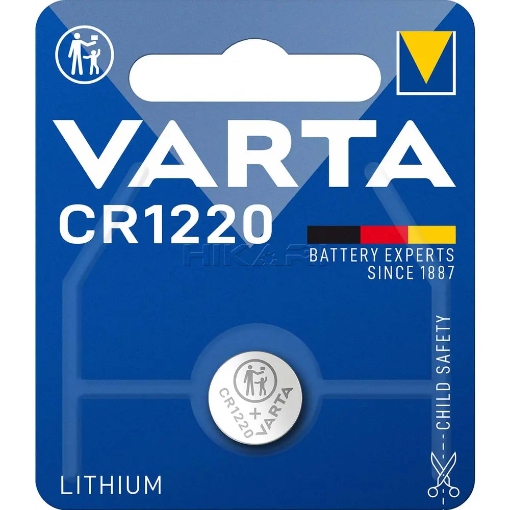 VARTA BATTERY CR 1220 3V LITHIUM