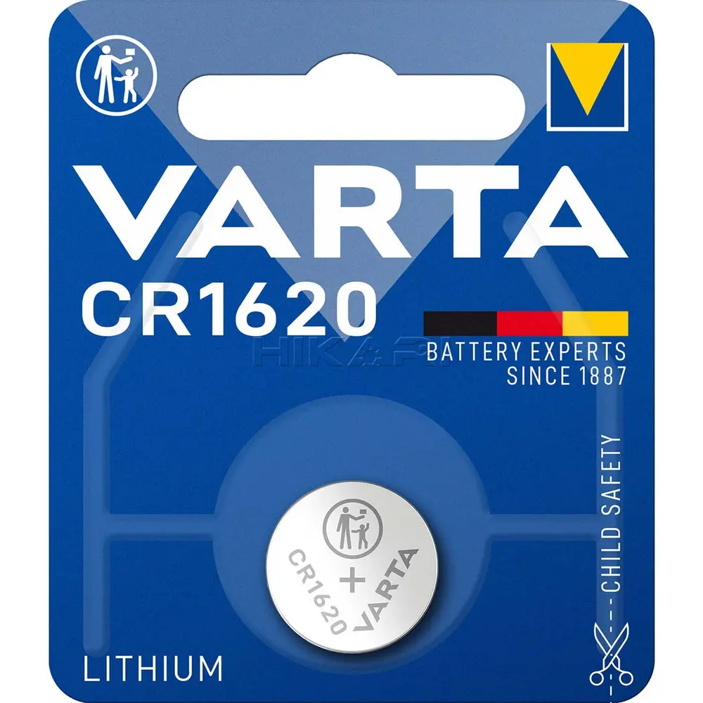 VARTA BATTERY CR 1620 3V LITHIUM