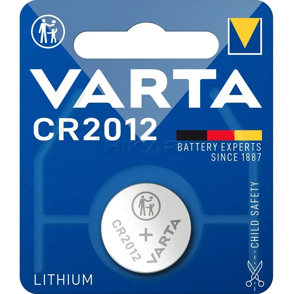VARTA BATTERY CR 2012 3V LITHIUM