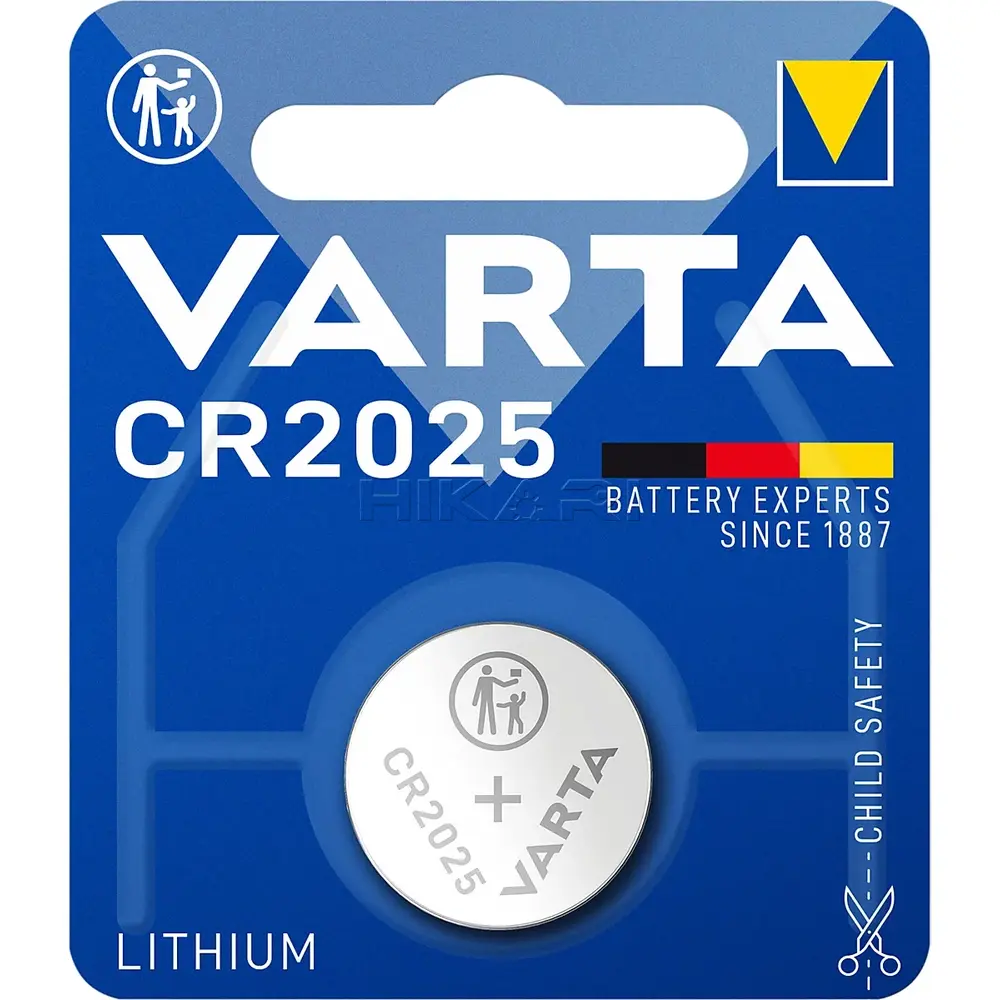 VARTA BATTERY CR 2025 3V LITHIUM