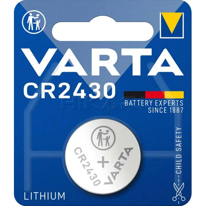 VARTA BATTERY CR 2430 3V LITHIUM