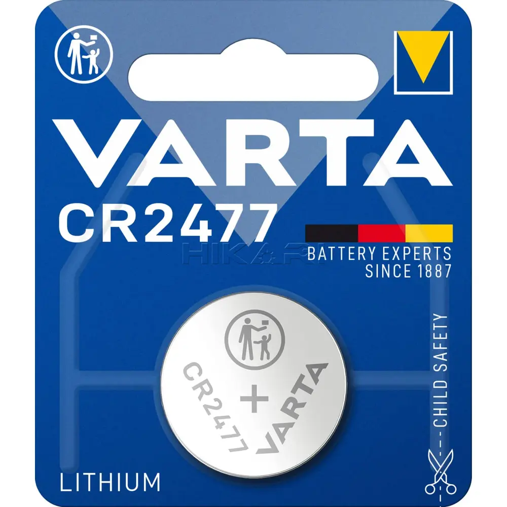 VARTA BATTERY CR 2477 3V LITHIUM