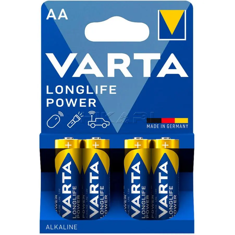 VARTA BATTERY AA - LR6, AM3, MN1500 4906BP4
