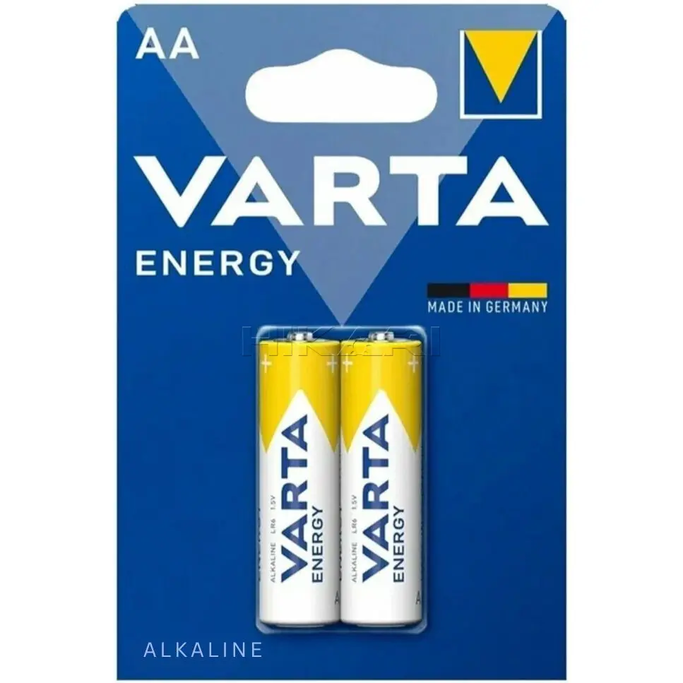 VARTA BATTERY AA - LR6, AM3, MN1500 4106BP2 2 PACK