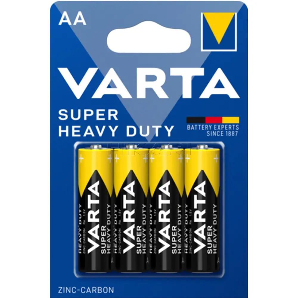 VARTA BATTERY R6P, MIGNON, AA 2006BPX4