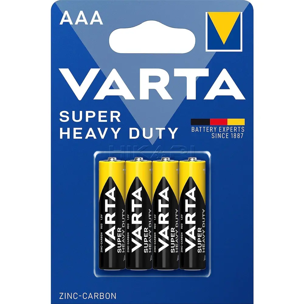 VARTA BATTERY R03P, MICRO, AAA 2003BPX4