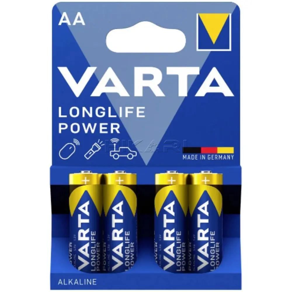 VARTA BATTERY AA - LR6, AM3, MN1500 4006