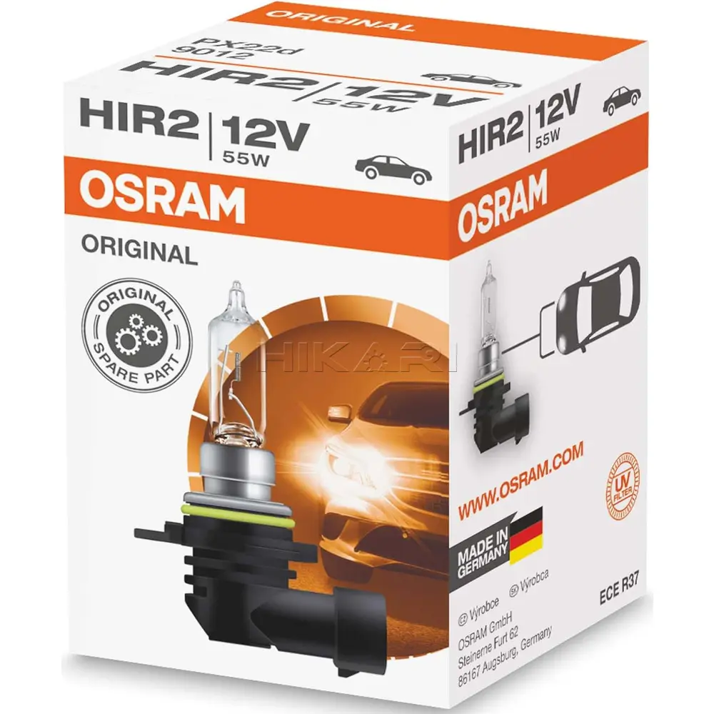 GLOBE OSRAM 12V 55W HIR2 9012