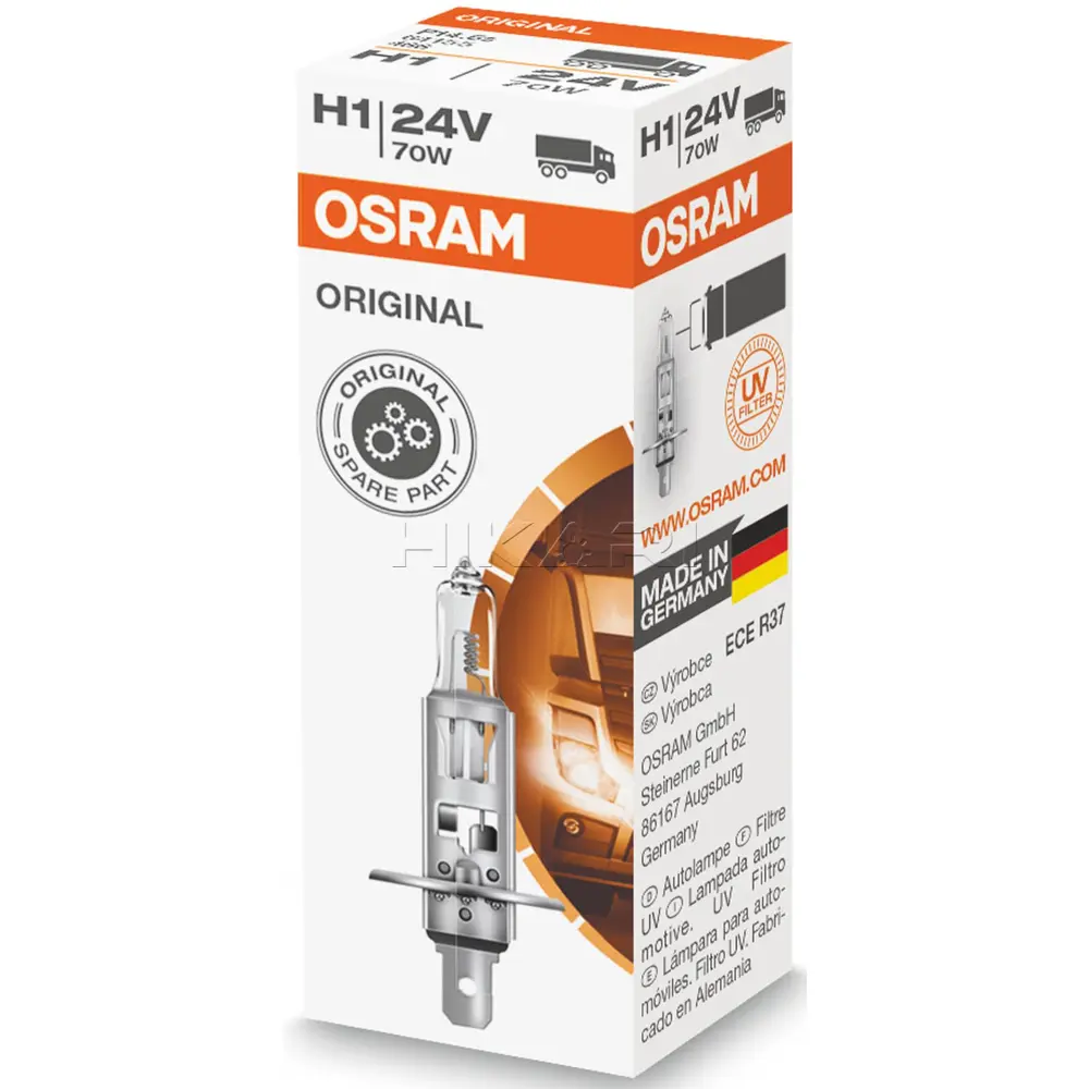 GLOBE OSRAM 24V 70W H1 64155