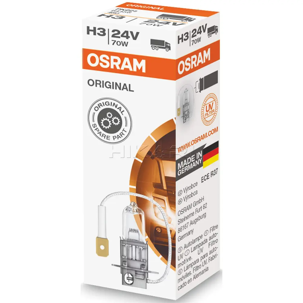 GLOBE OSRAM 24V 70W H3 64156