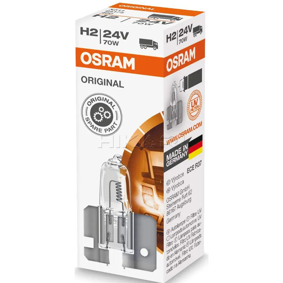 GLOBE OSRAM 24V 70W H2 64175