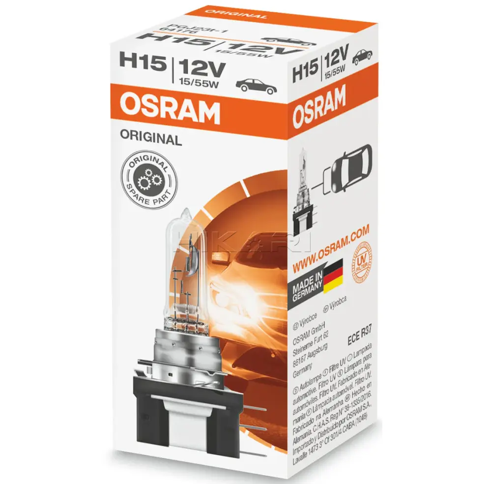 GLOBE OSRAM 12V 15/55W H15 64176