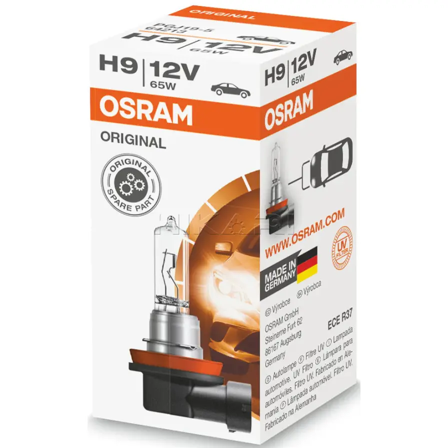 GLOBE OSRAM 12V 65W H9 64213