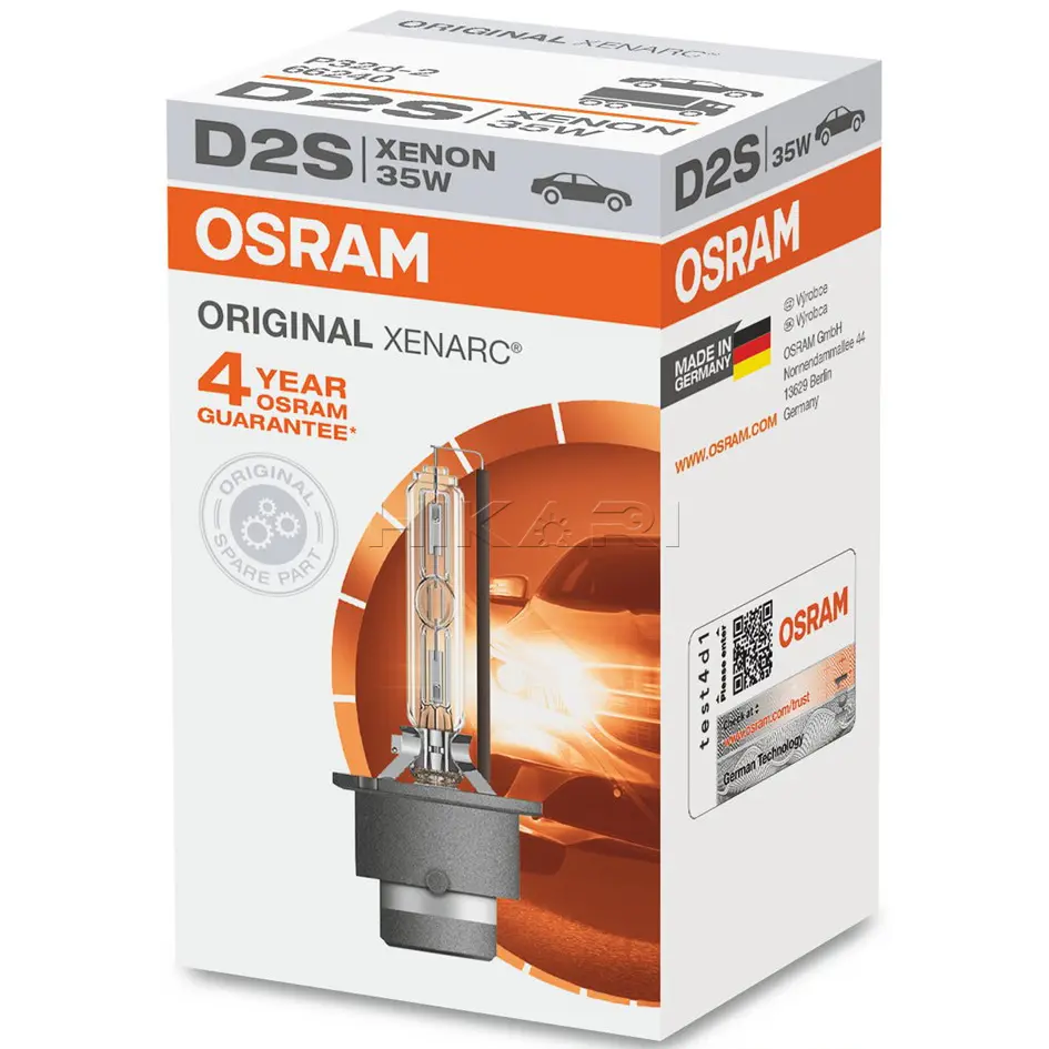 GLOBE OSRAM 12/24V 35W D2S 66240