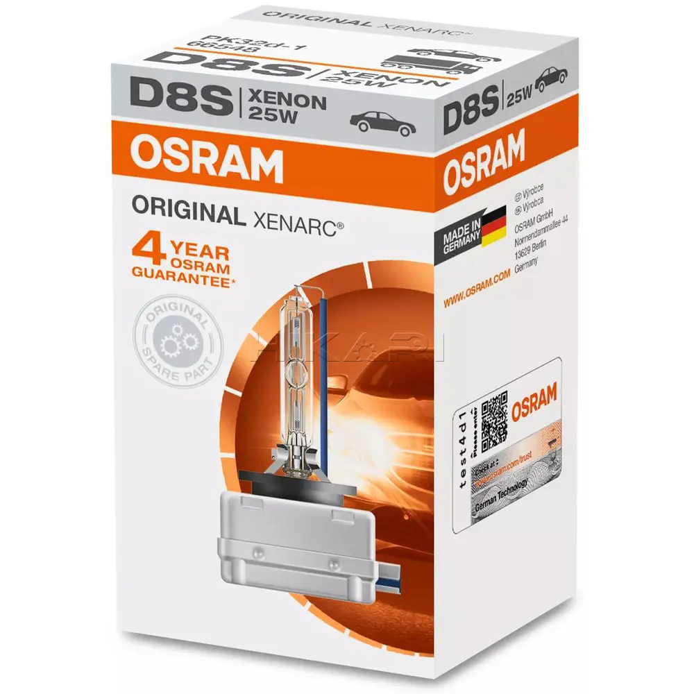GLOBE OSRAM 12/24V 25W D8S 66548