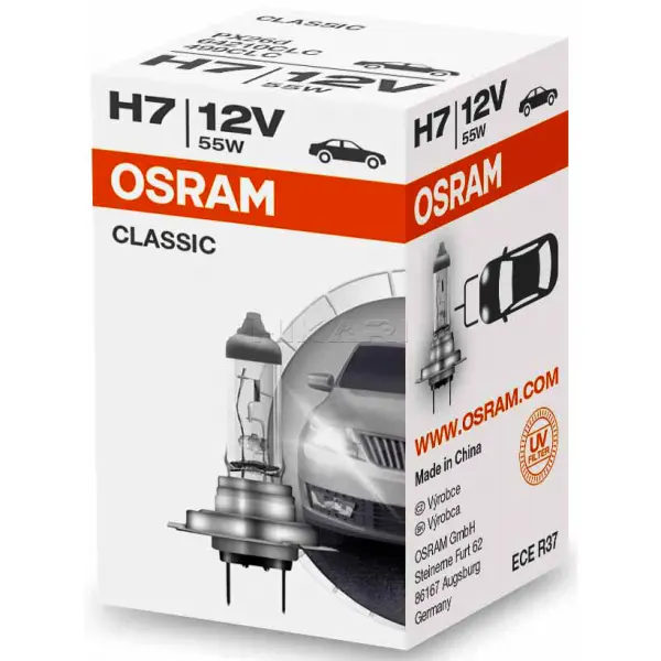 GLOBE OSRAM 12V 55W H7 64210CLC
