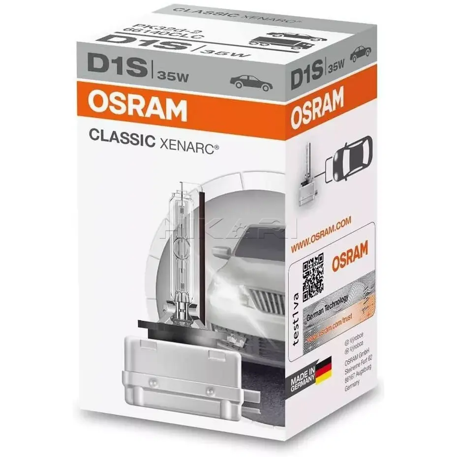 GLOBE OSRAM 12/24V 35W D1S 66140CLC