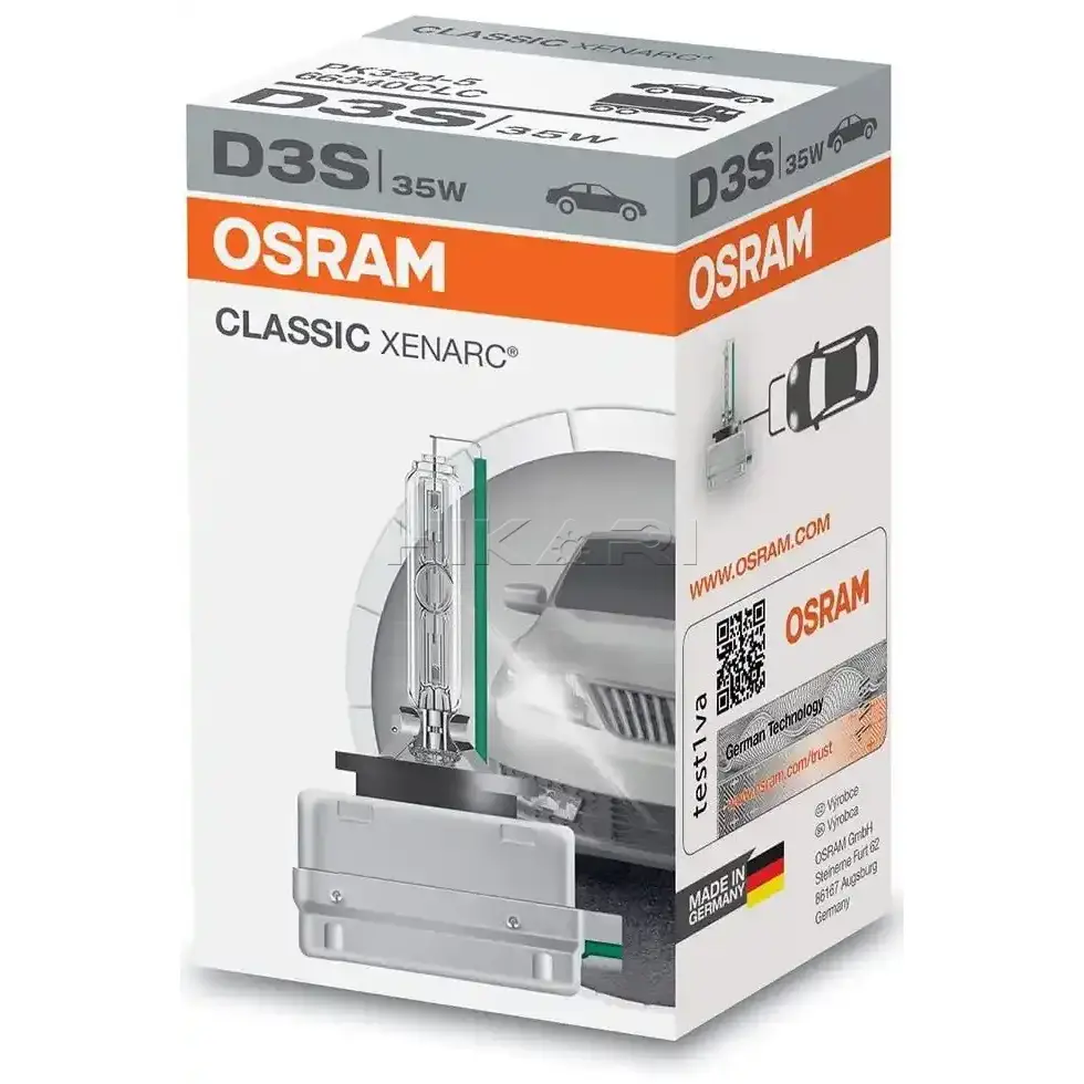 GLOBE OSRAM 12/24V 35W D3S 66340CLC