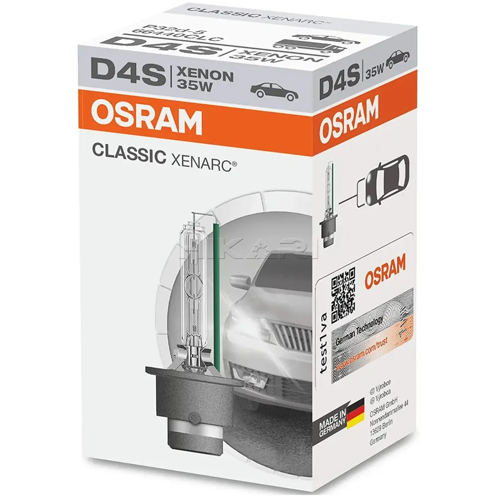 GLOBE OSRAM 12/24V 35W D4S 66440CLC