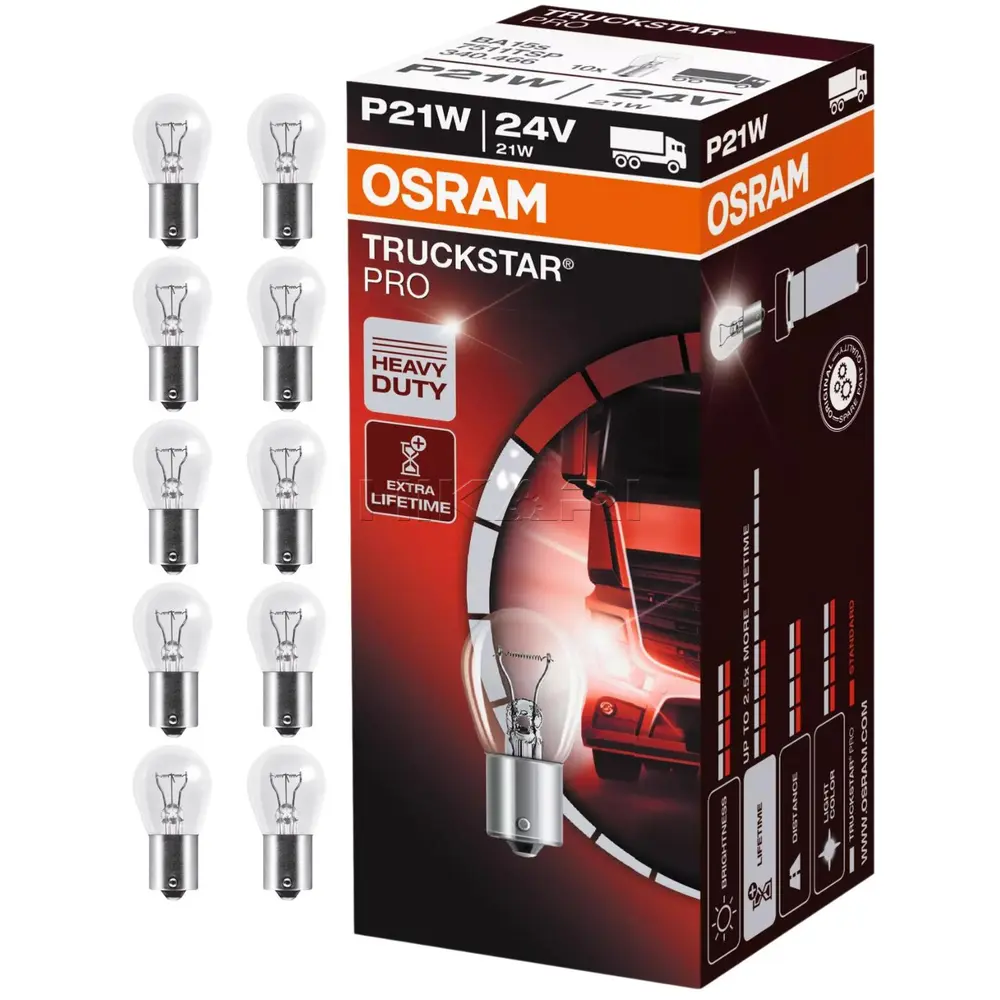 GLOBE OSRAM 24V 21W P21W 7511TSP