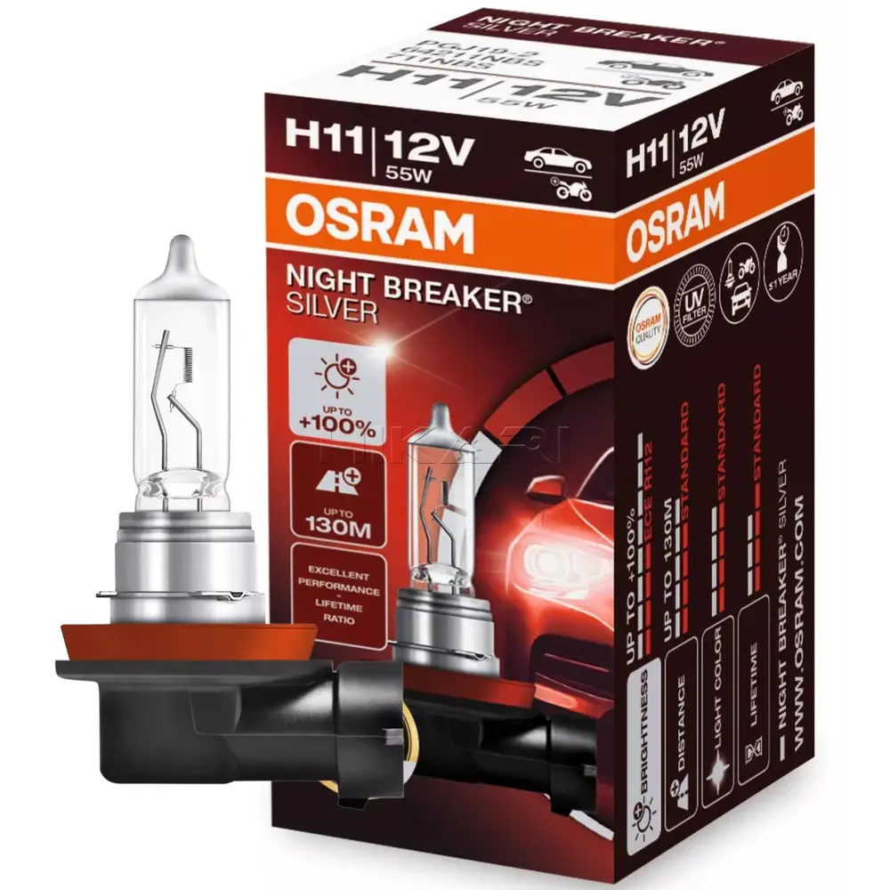 GLOBE OSRAM 12V 55W H11 64211NBS