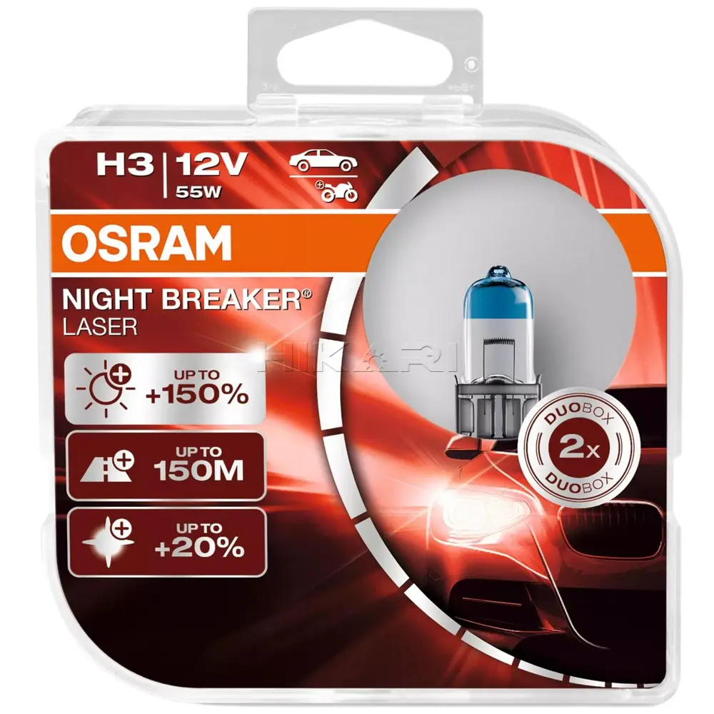 GLOBE OSRAM 12V 55W H3 64151NL-HCB