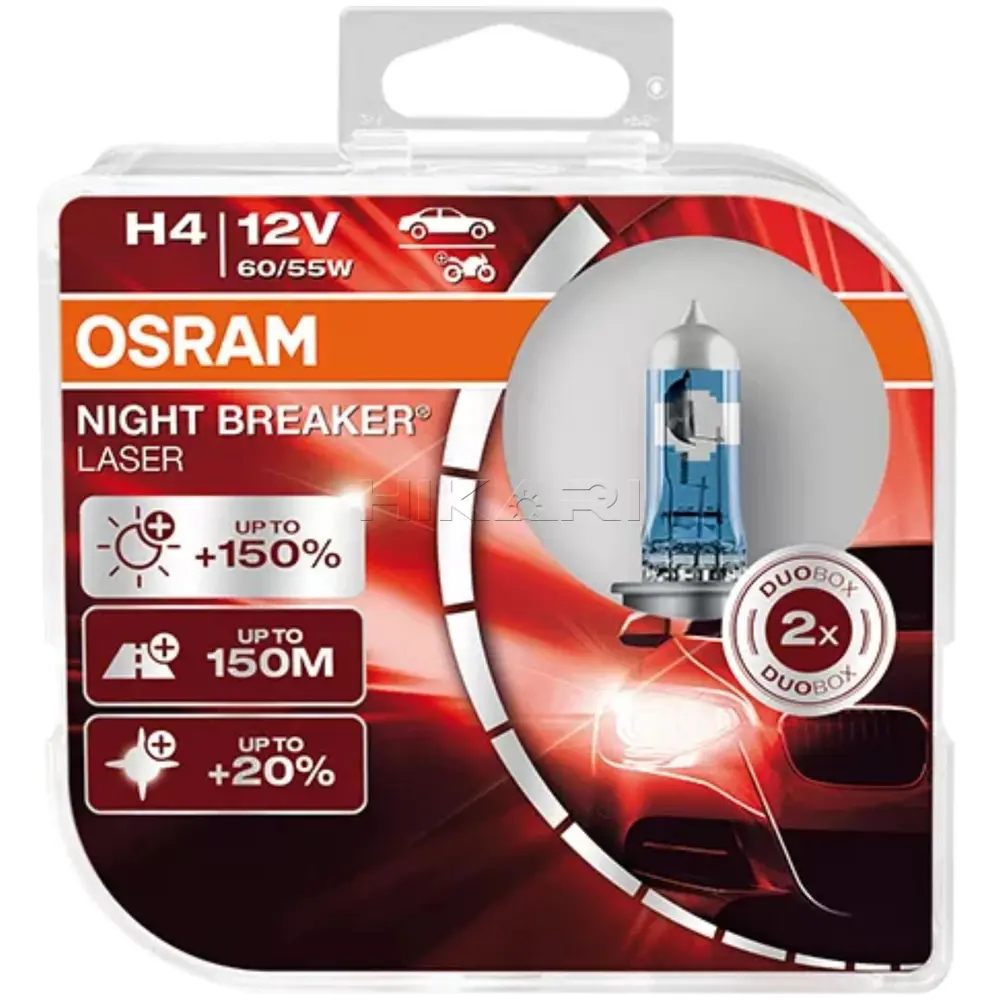 GLOBE OSRAM 12V 60/55W H4 64193NL-HCB