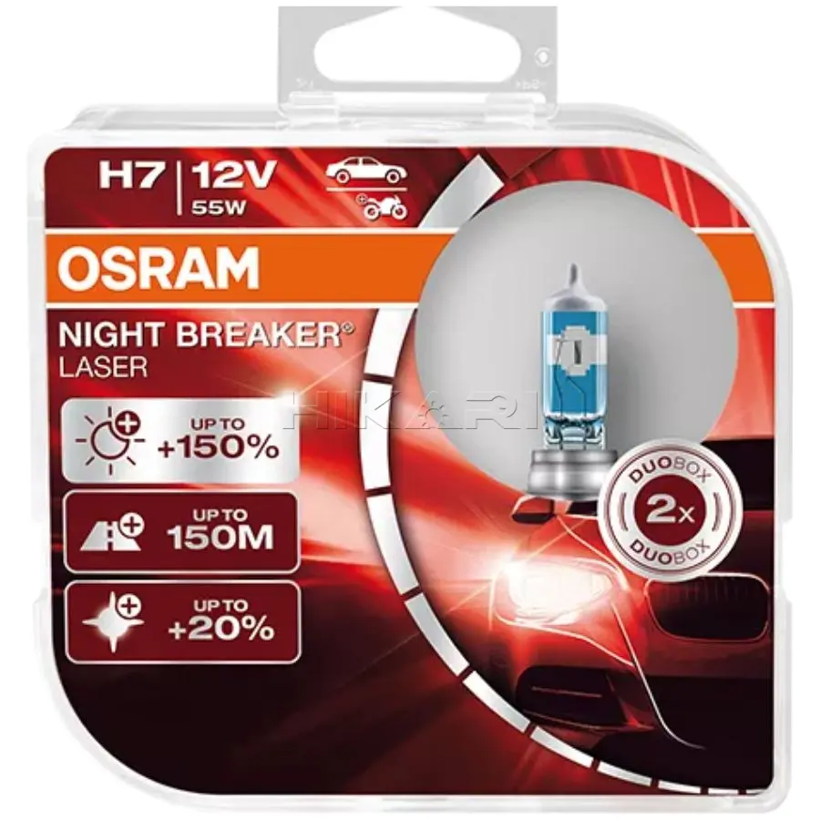 GLOBE OSRAM 12V 55W H7 64210NL-HCB
