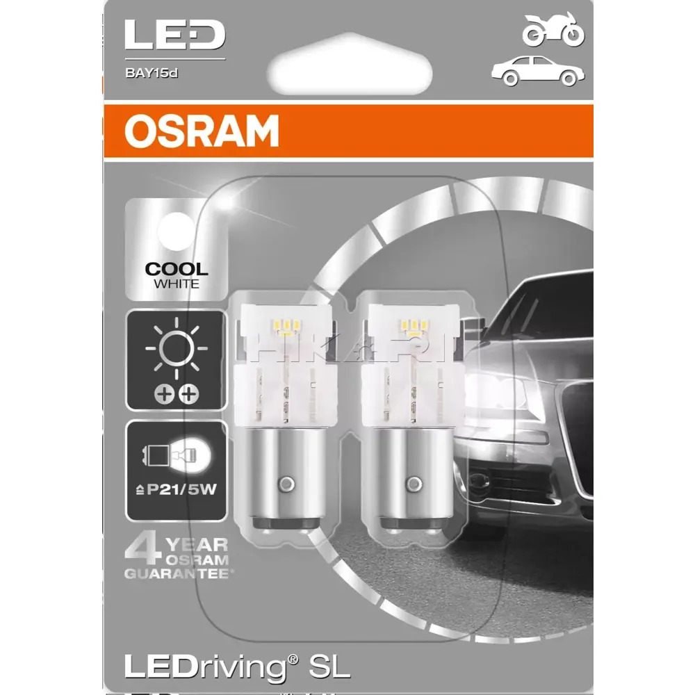 GLOBE OSRAM 12V 1.7W P21/5W 1458CW