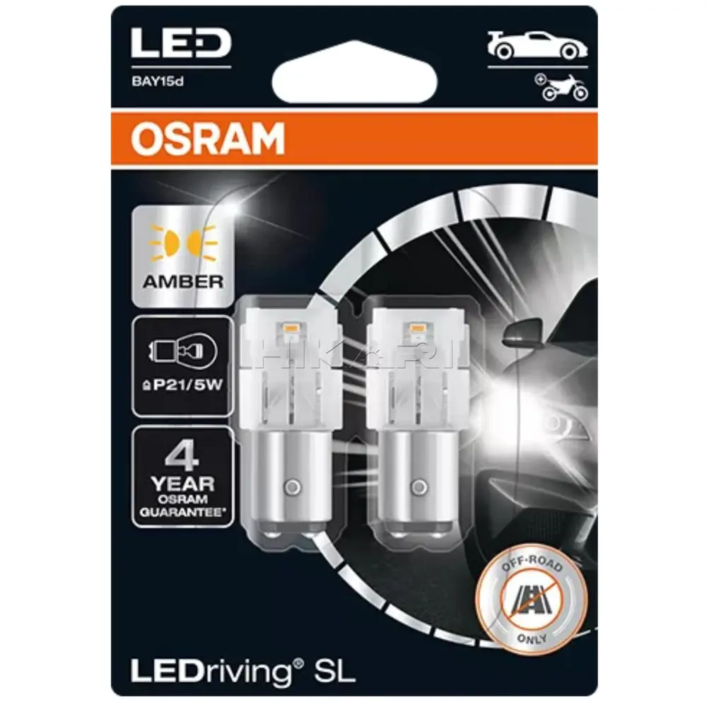 GLOBE OSRAM 12V 1.9W P21/5W 7528DYP-02B