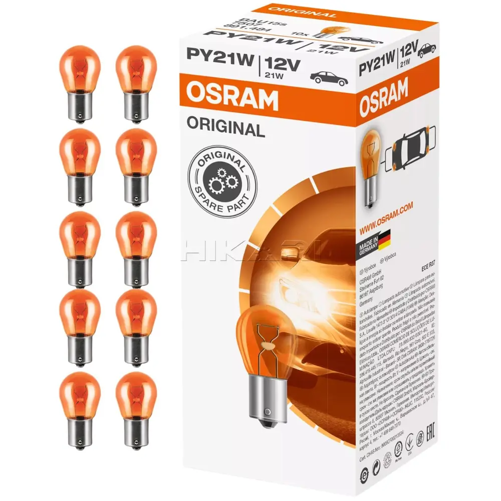 GLOBE OSRAM 12V 21W PY21W 7507