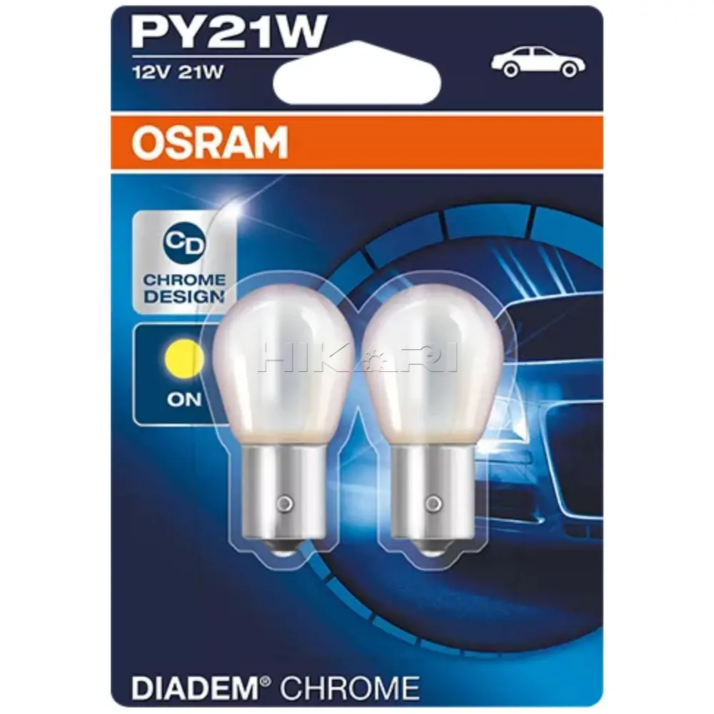 GLOBE OSRAM 12V 21W PY21W 7507DC
