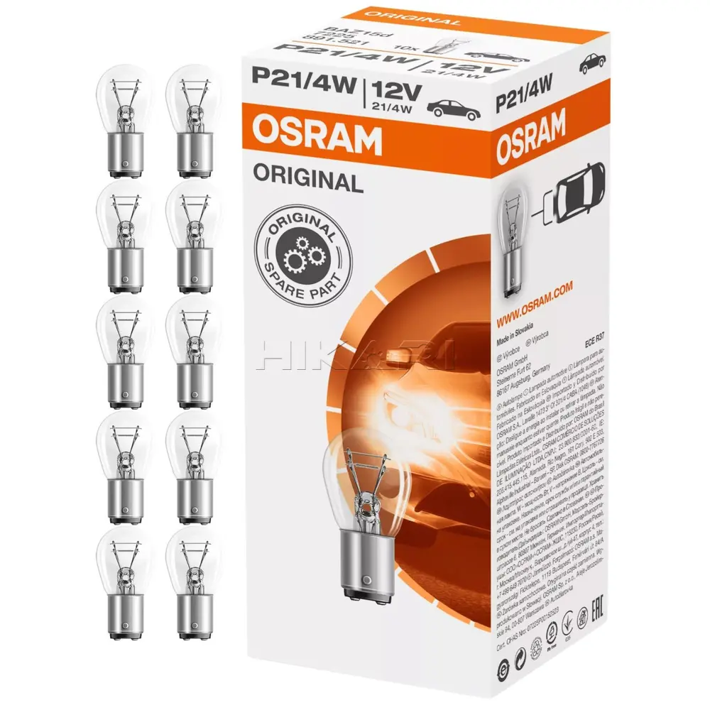 GLOBE OSRAM 12V 21/4W P21/4W 7225
