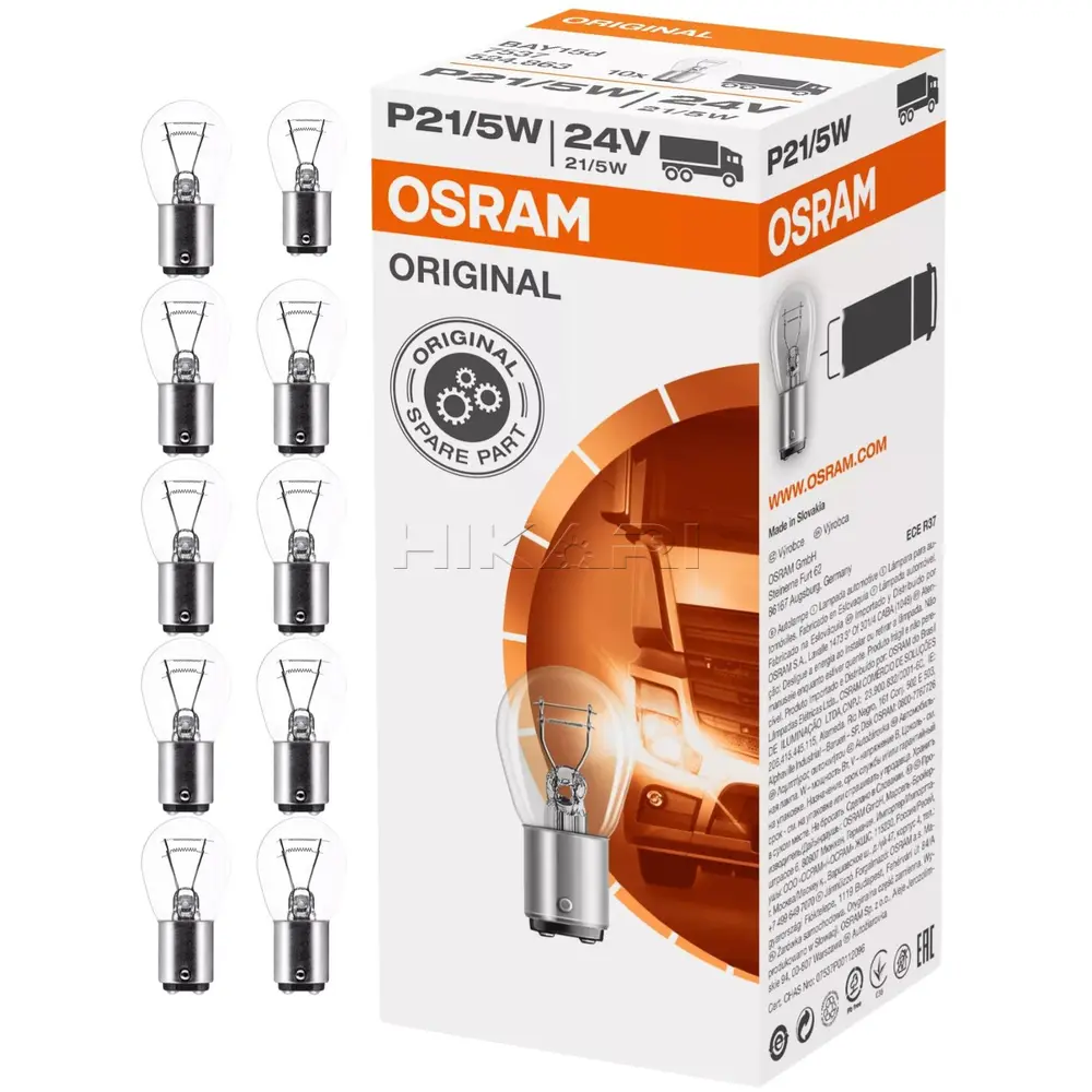 GLOBE OSRAM 24V 21/5W P21/5W 7537