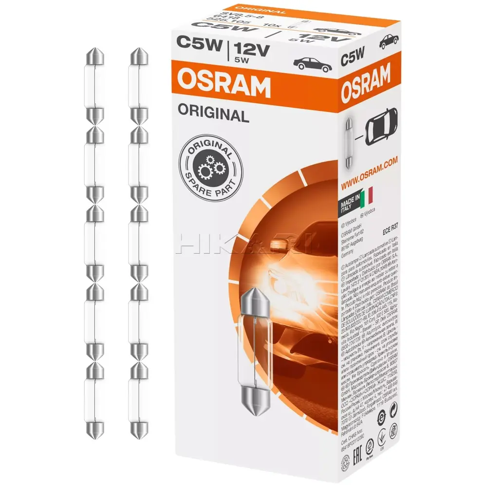 GLOBE OSRAM 12V 5W C5W 6418