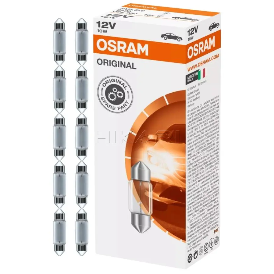 GLOBE OSRAM 12V 10W C5W 6438