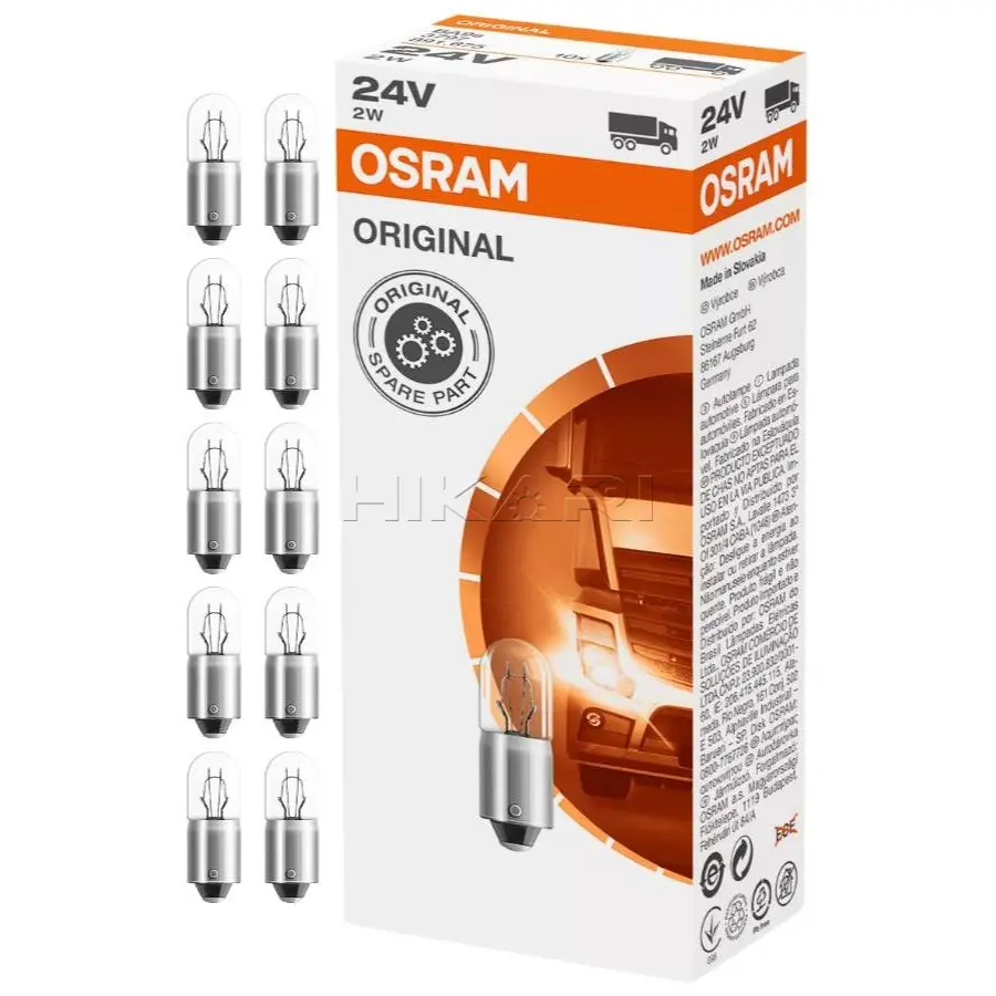 GLOBE OSRAM 24V 2W T2W 3797