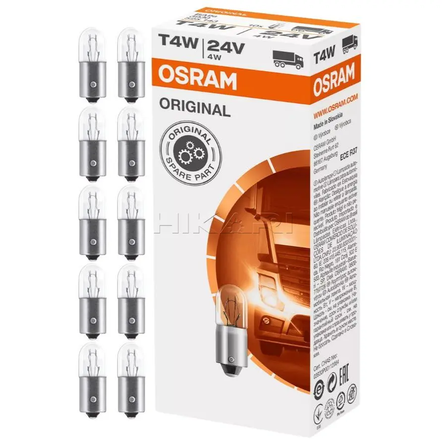GLOBE OSRAM 24V 4W T4W 3930