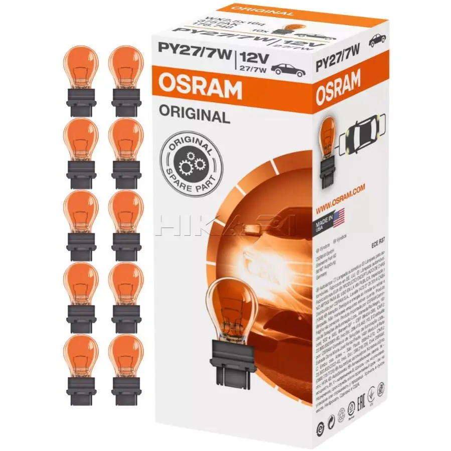 GLOBE OSRAM 12V 27/7W PY27/7/W 3757AK