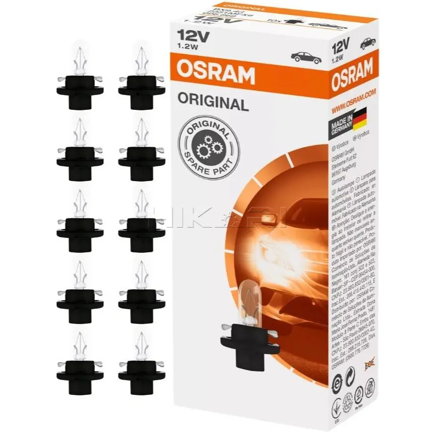 GLOBE OSRAM 12V 1.2W 2351MFX6