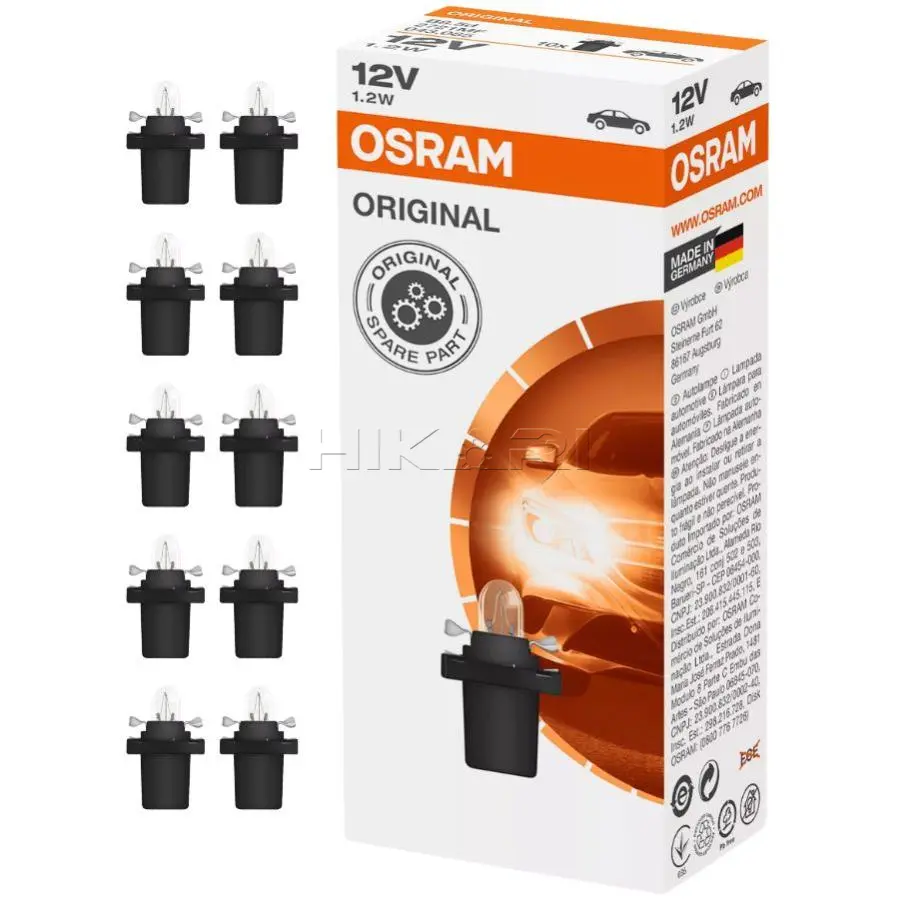GLOBE OSRAM 12V 1.2W 2721MF