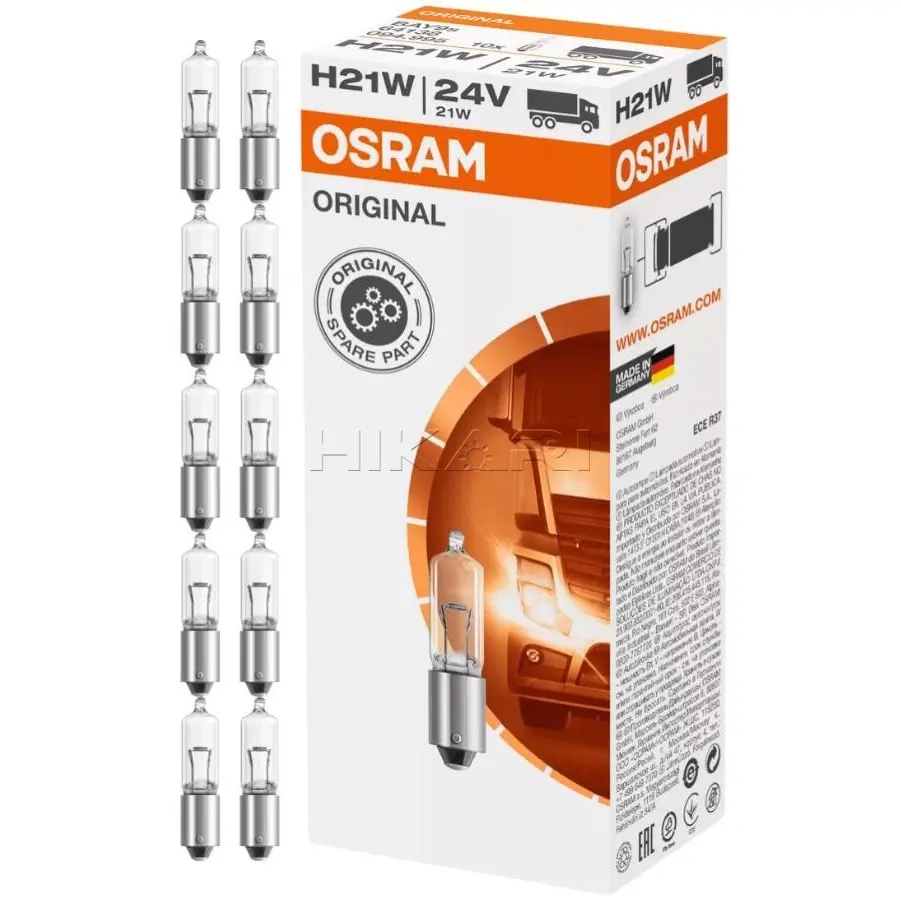 GLOBE OSRAM 24V 21W H21W 64138