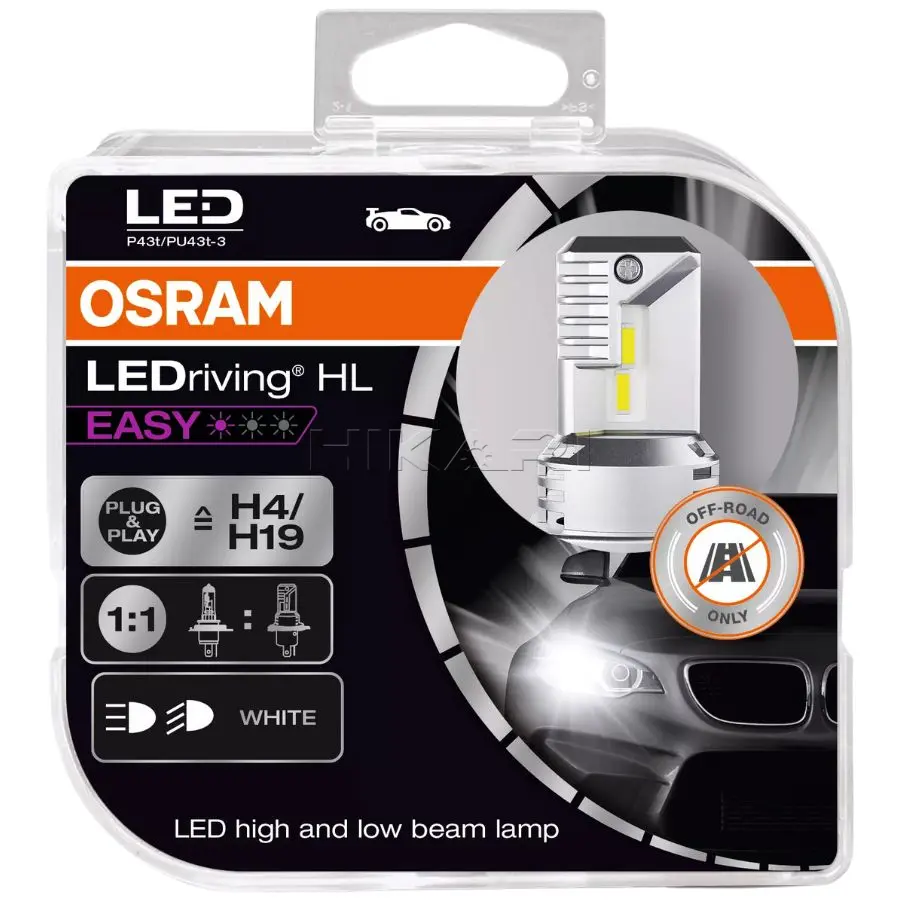 GLOBE OSRAM 12V 18.7W/19W H4 64193DWESY-HCB
