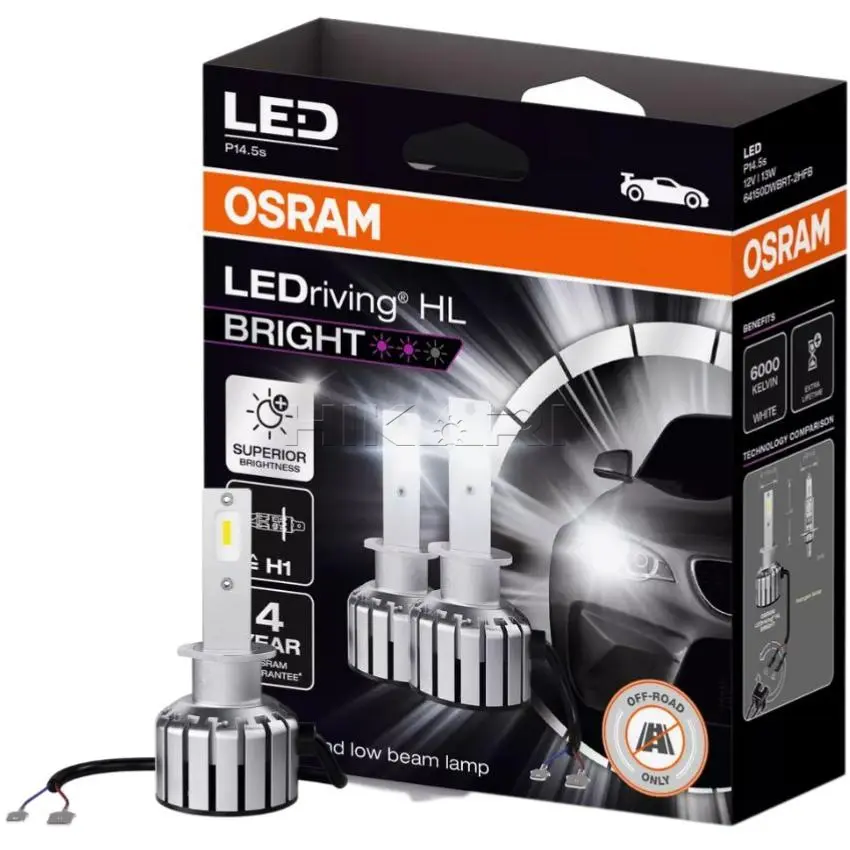 GLOBE OSRAM 12V 19W H1 64150DWBRT