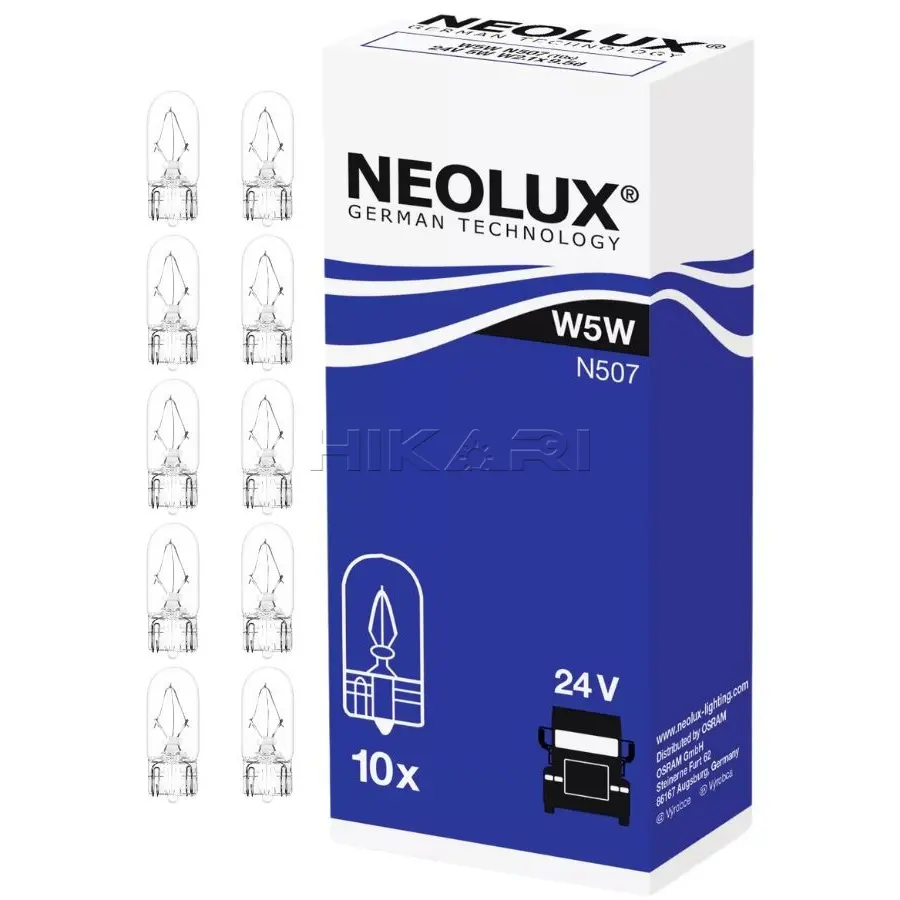 GLOBE NEOLUX 24V W5W N507