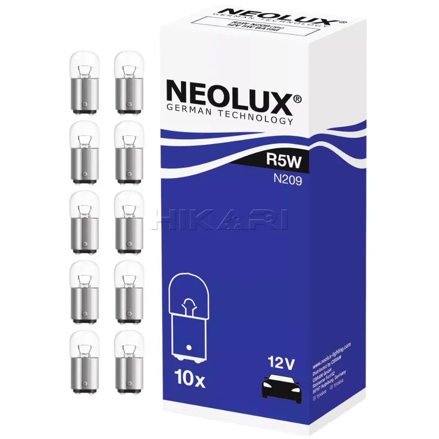 GLOBE NEOLUX 12V 5W R5W N209