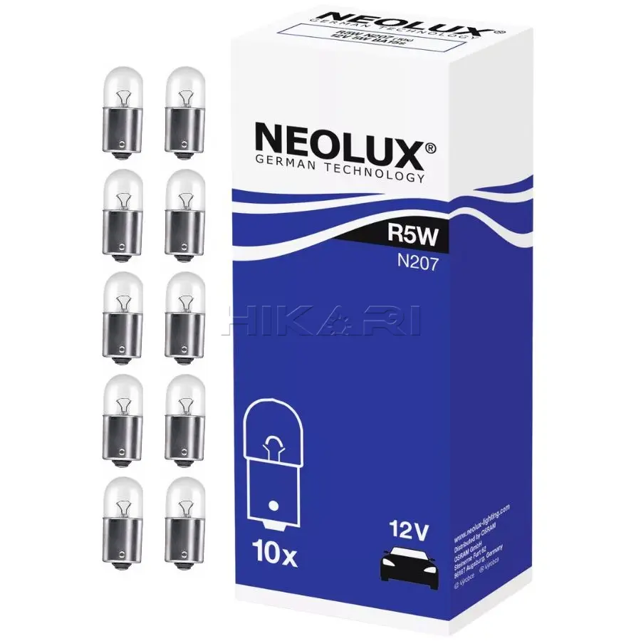 GLOBE NEOLUX 12V 5W R5W N207