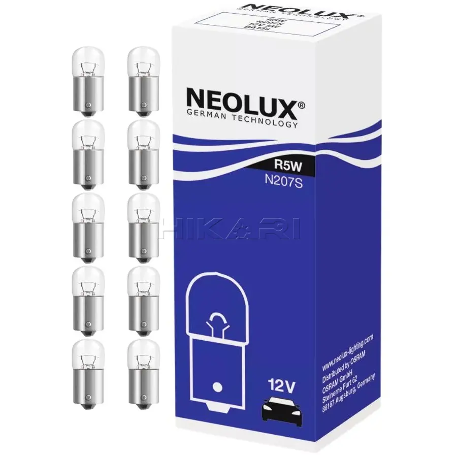 GLOBE NEOLUX 12V 5W R5W N207S