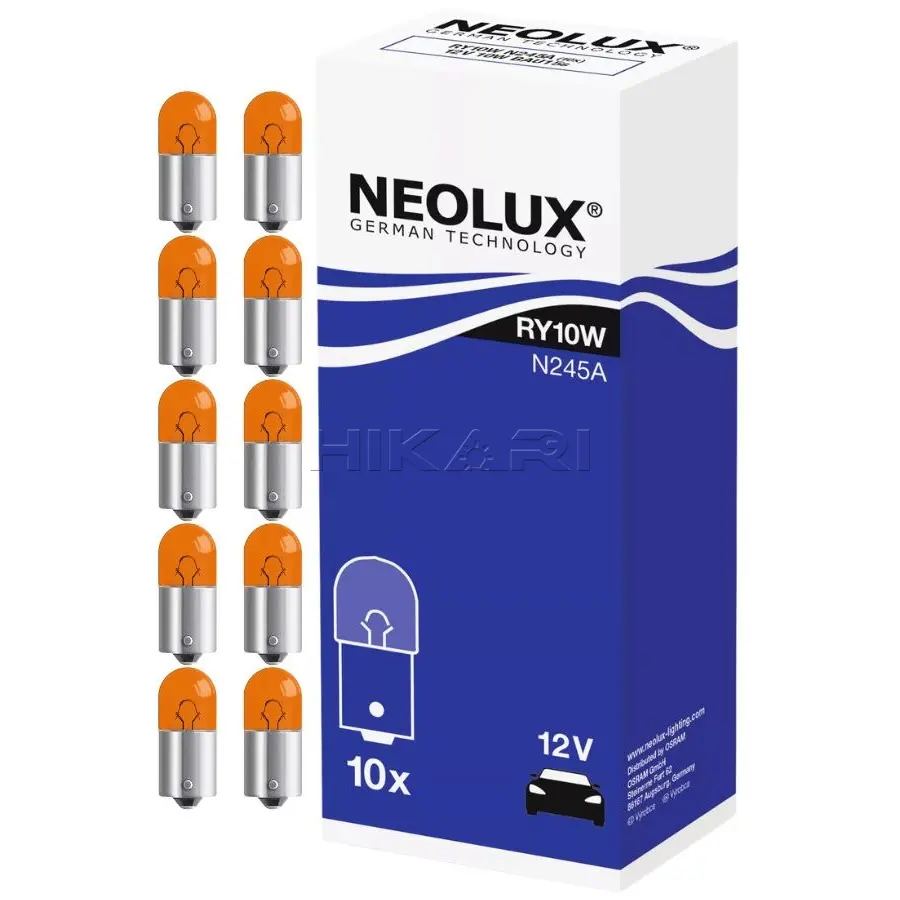GLOBE NEOLUX 12V 10W RY10W N245A