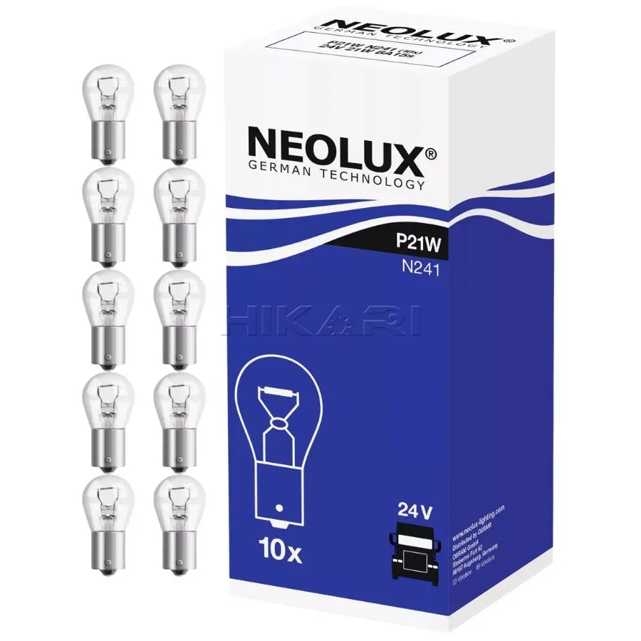 GLOBE NEOLUX 24V 21W P21W N241